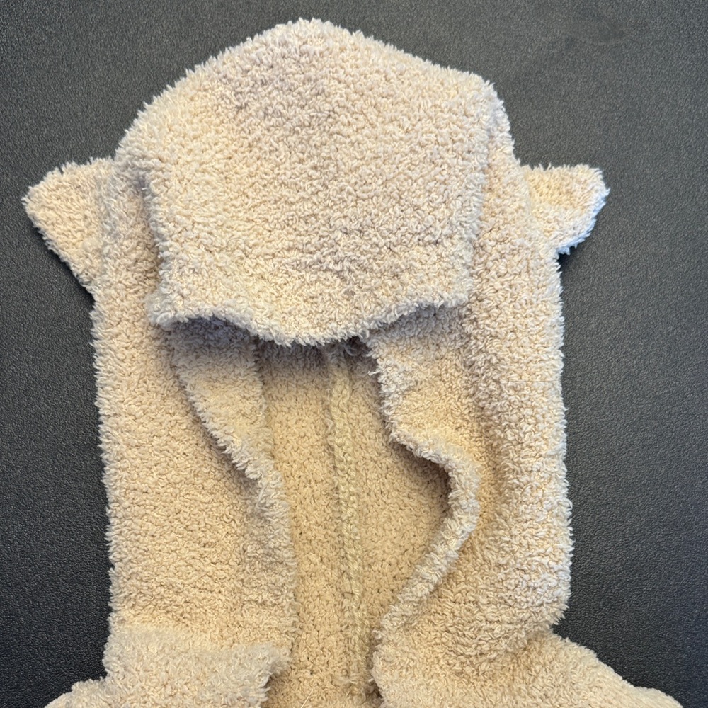 Cat & Jack Tan Sherpa Hooded Scarf